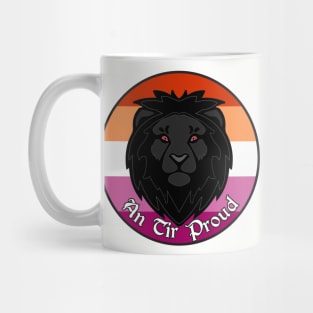 An Tir Pride - Lesbian - Populace Badge Style 2 Mug